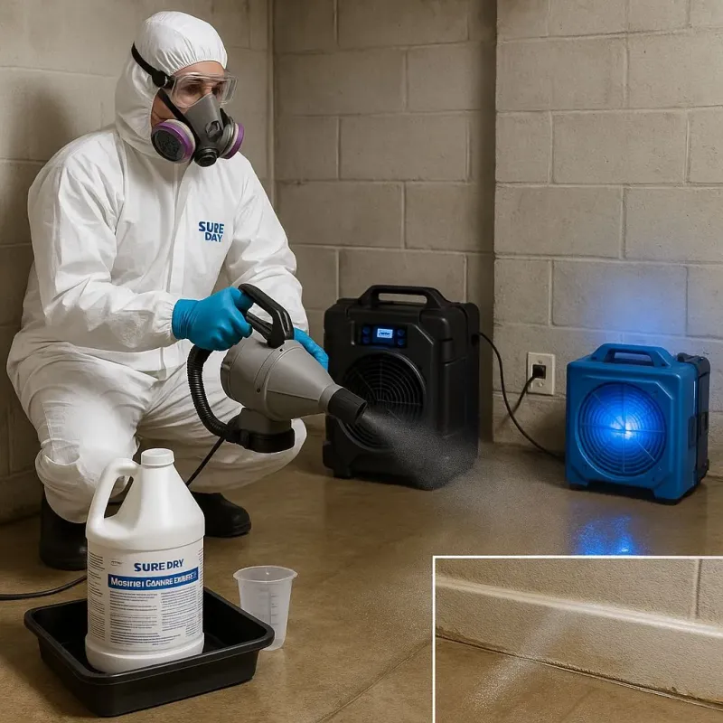 Sanitization and Odor Removal process in Franklin, TX