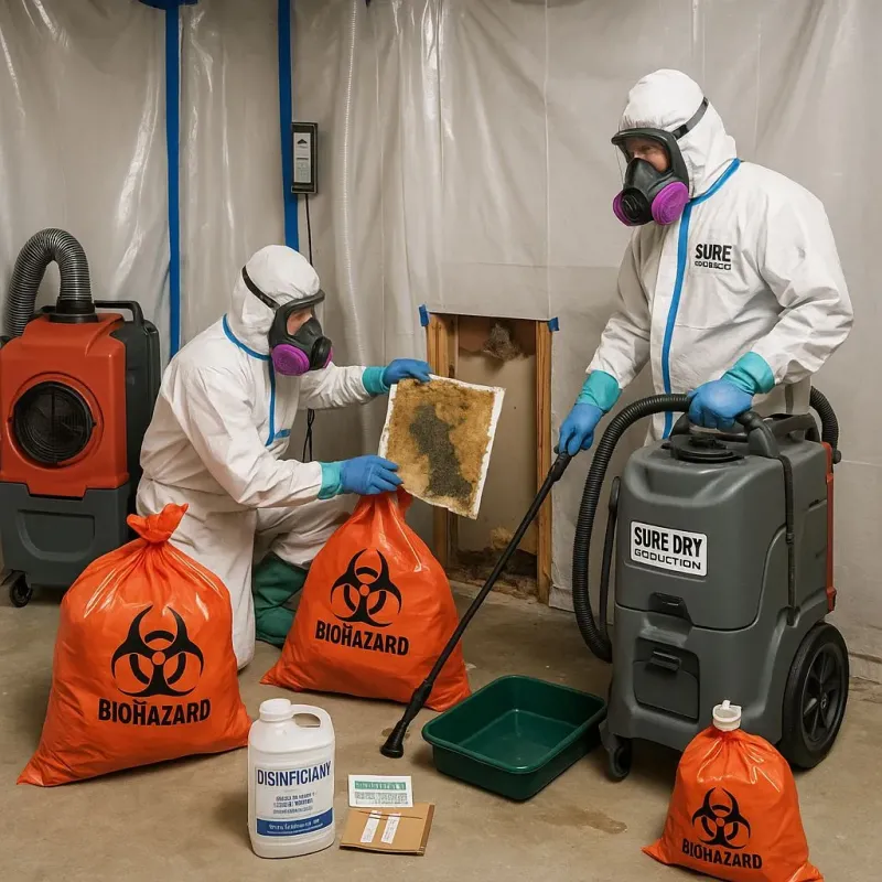 Contaminated Water Handling Protocols process in Franklin, TX