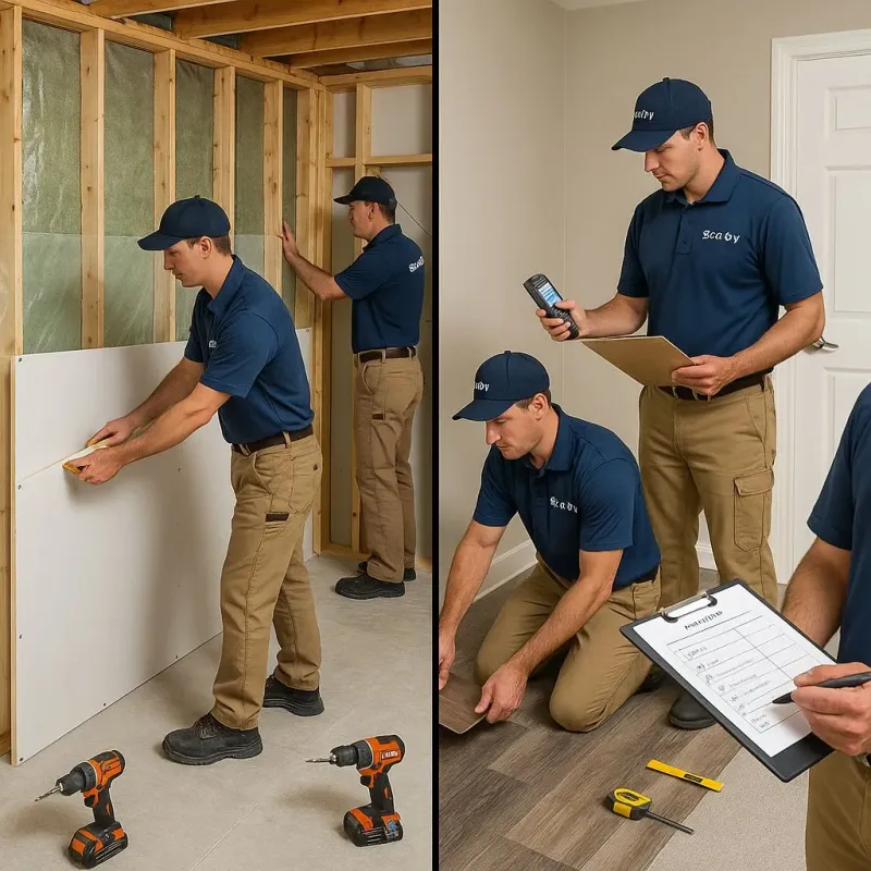 Repairs and Reconstruction process in Franklin, TX